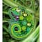 Crystal Art Beadwork Kit For Creating Broоch Chameleon